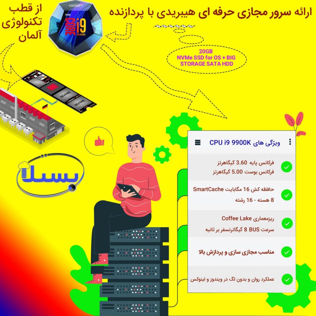 سرور مجازی i9