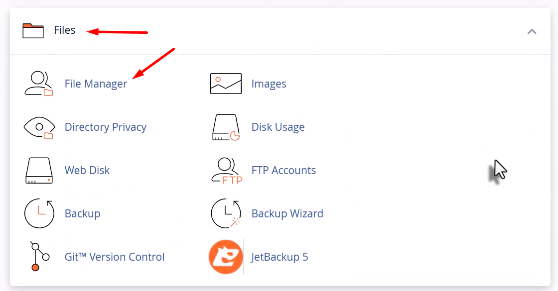 آپلود فایل در سی پنل