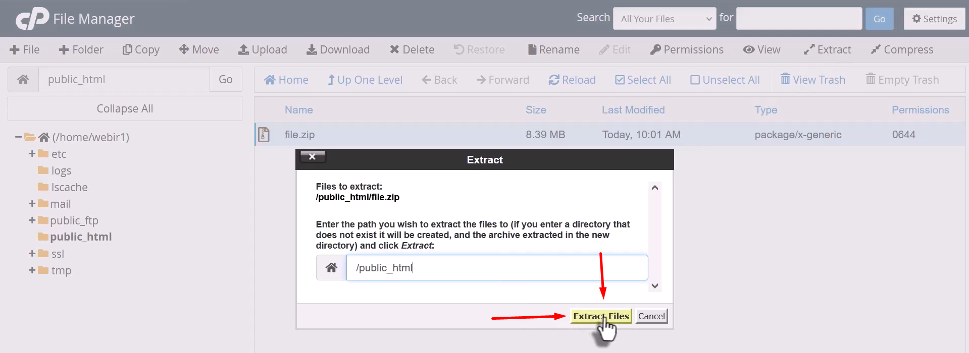 اکسترکت فایل 2